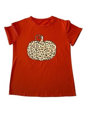 Pumpkin Graphic Short Sleeve Tee
